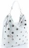 Kožené kabelka shopper bag Vittoria Gotti bílá V3077Z